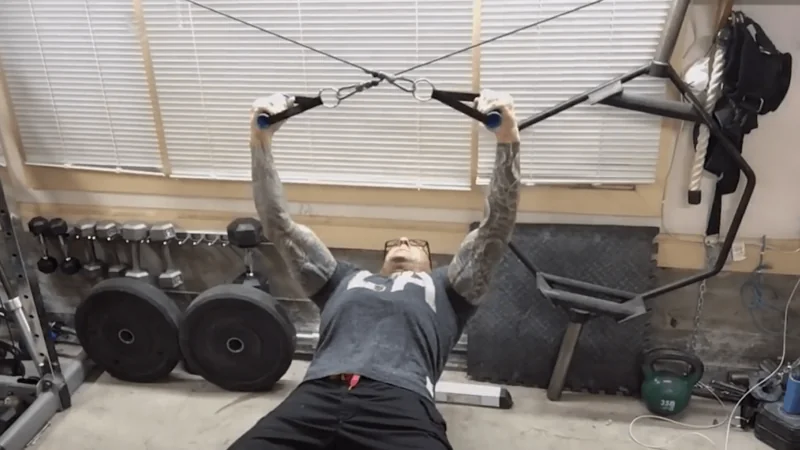 Supine Rear Delt Flye