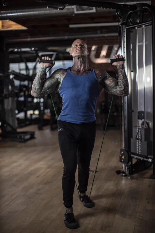 Standing Shoulder Press